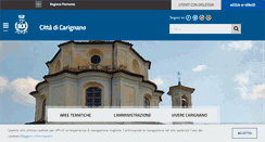 Desktop Screenshot of comune.carignano.to.it